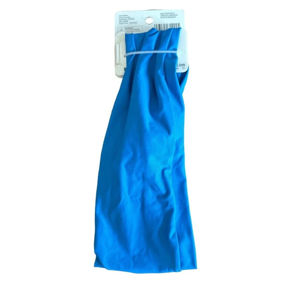 Scunci Morgan Simianer Headwrap - Soft, Knot Front 35424 Blue